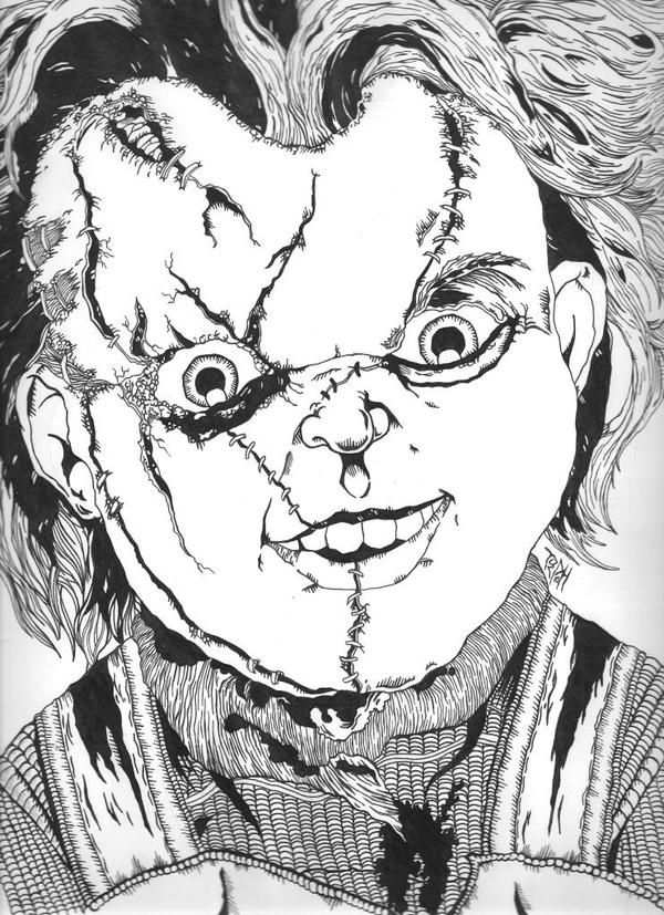 Coloring Pages Horror Movies Google Search With Images