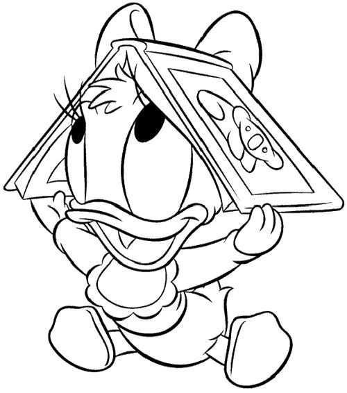 Baby Daisy Duck Disney Coloring Page Mickey Coloring Pages