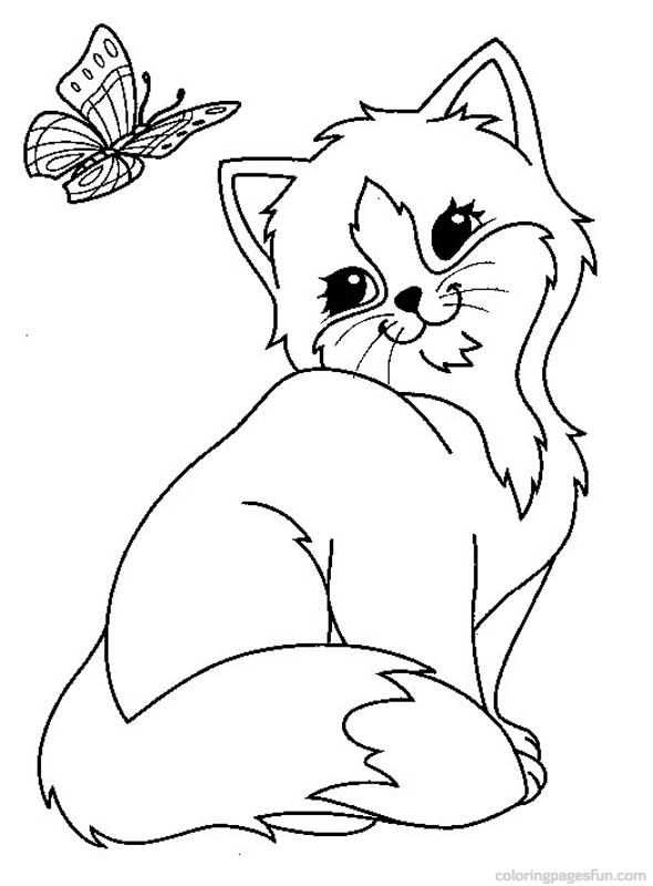 Cats And Kitten Coloring Pages 34 Cat Coloring Page Kittens