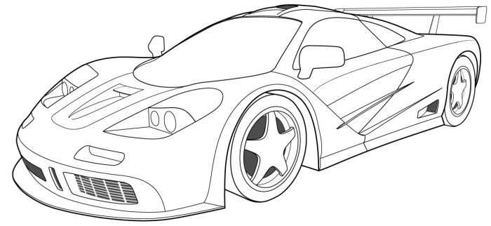 Bugatti Veyron 03 Coloring Page Race Car Coloring Pages Sports