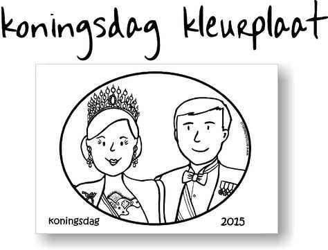 Gratis Download Koningsdag Kleurplaat Dorindadesign
