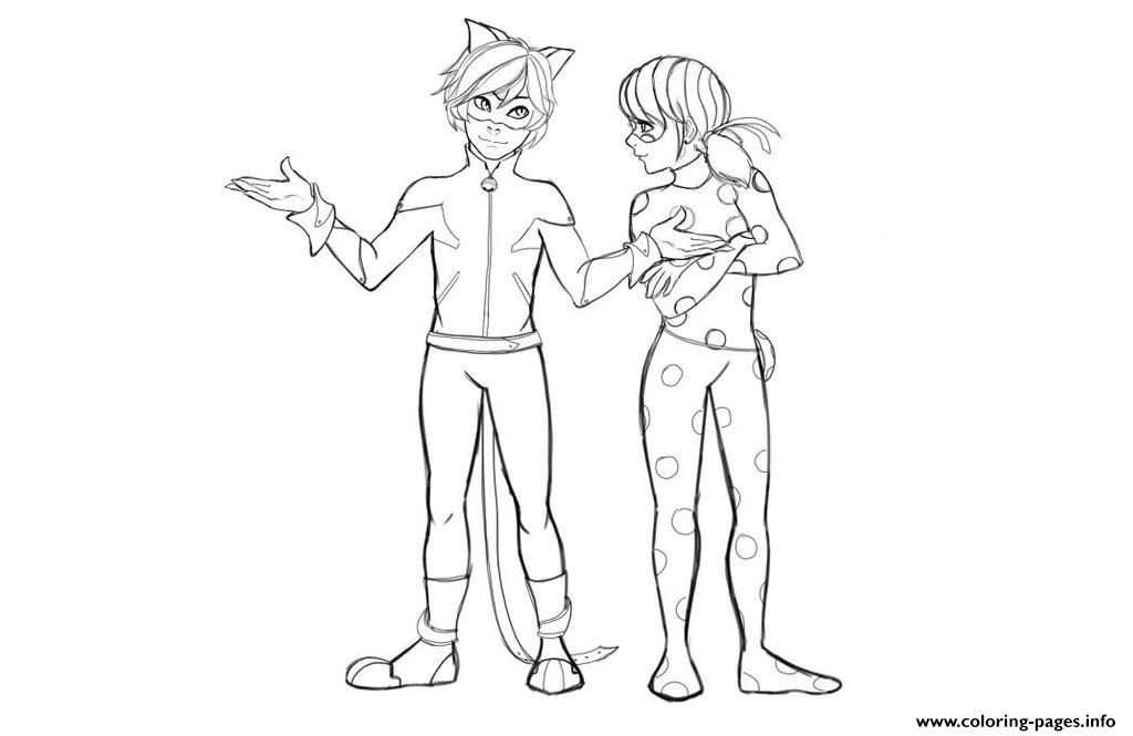 Print Miraculous Ladybug And Chat Noir Season 2 Coloring Pages