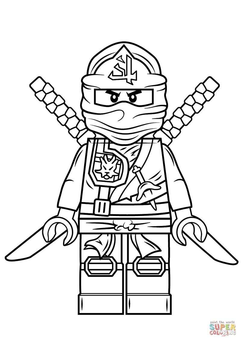 Lego Ninjago Coloring Pages To Improve Your Kid S Coloring Skill