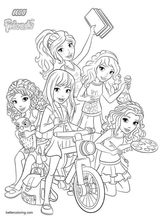 25 Brilliant Image Of Lego Friends Coloring Pages Maleboger