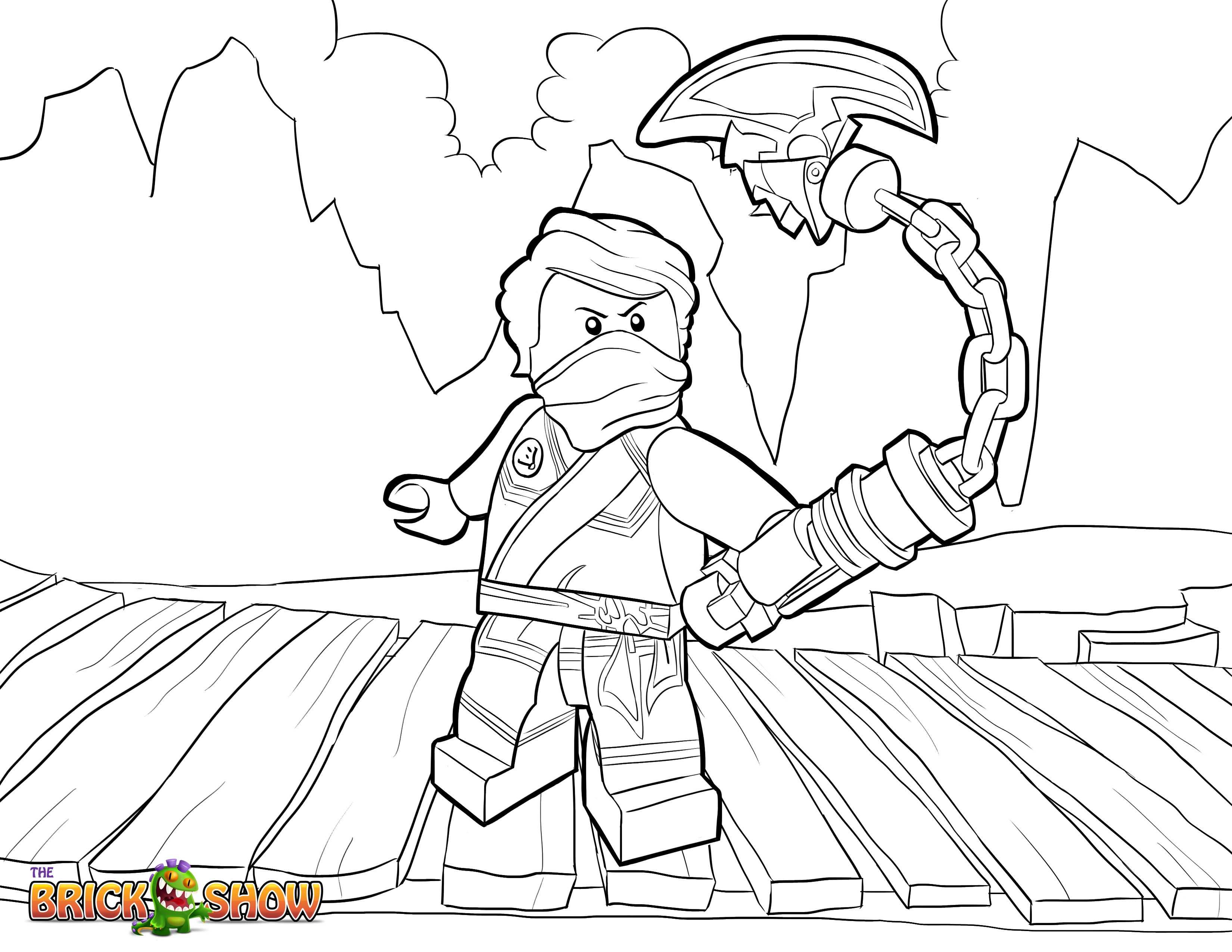 Coloring Page Ninja Lloyd Szinezo Gyerek