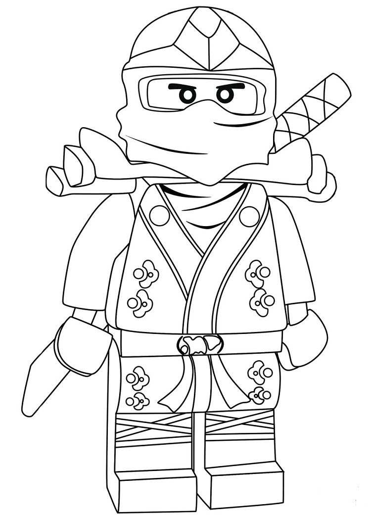 Kleurplaat Lego Ninjago Lloyd