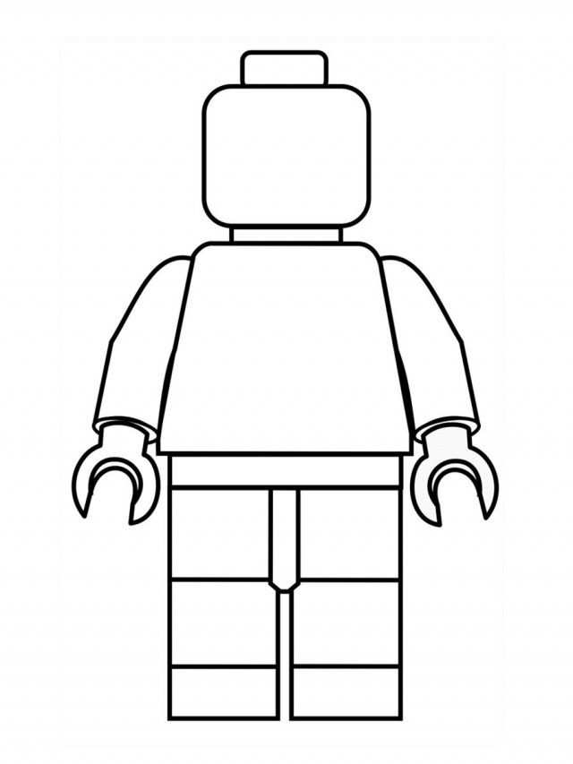 Lego Minifigure Coloring Pages Printable Coloring Pages For Kids