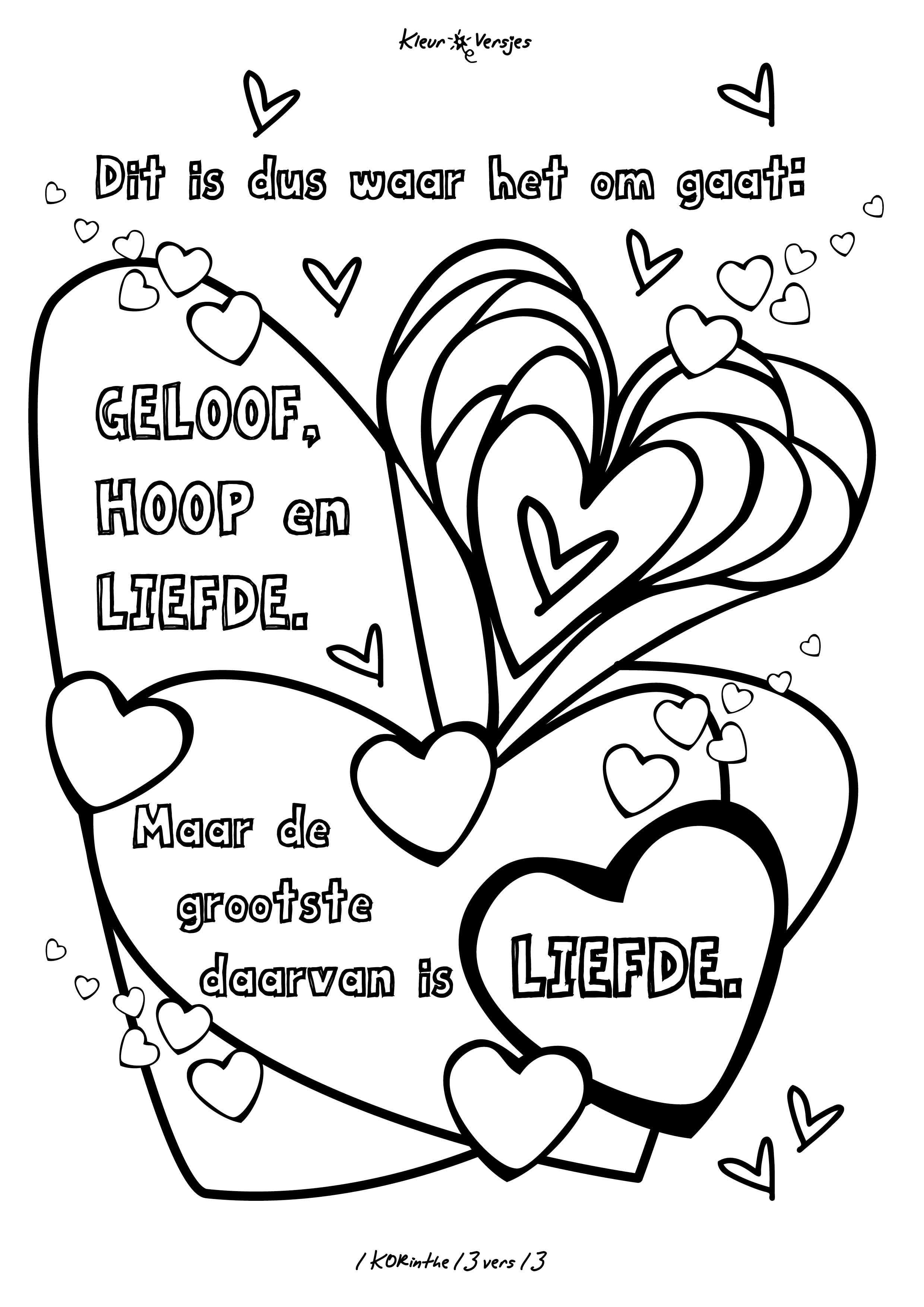 All We Need Is Love In 2020 Kleurplaten Valentijnen Liefde Hart