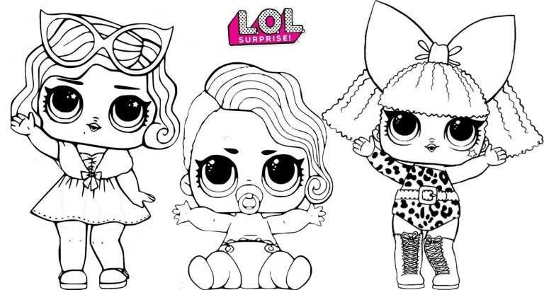 Lil Pearl Diva And Leading Baby Lol Surprise Coloring Page Copy