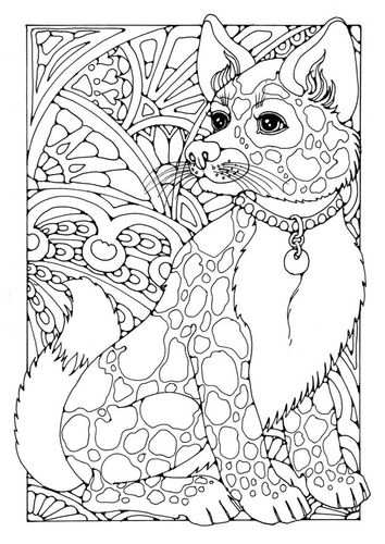 Zentangle Dachshund Dog Dieren Kleurplaten Mandala Kleurplaten