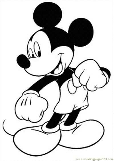 Coloring Pages Mickey Mouse Cartoons Mickey Mouse Coloring