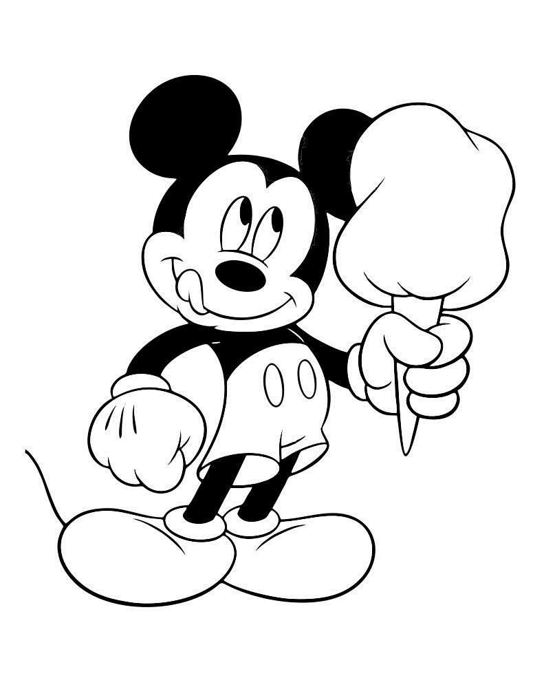 Free Printable Mickey Mouse Coloring Pages For Kids Kleurplaten