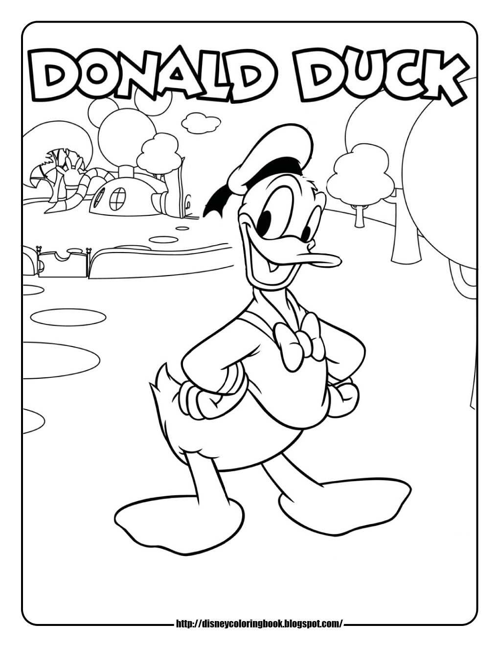 Donald Duck Coloring Pages Mickey Mouse Coloring Sheets Mickey
