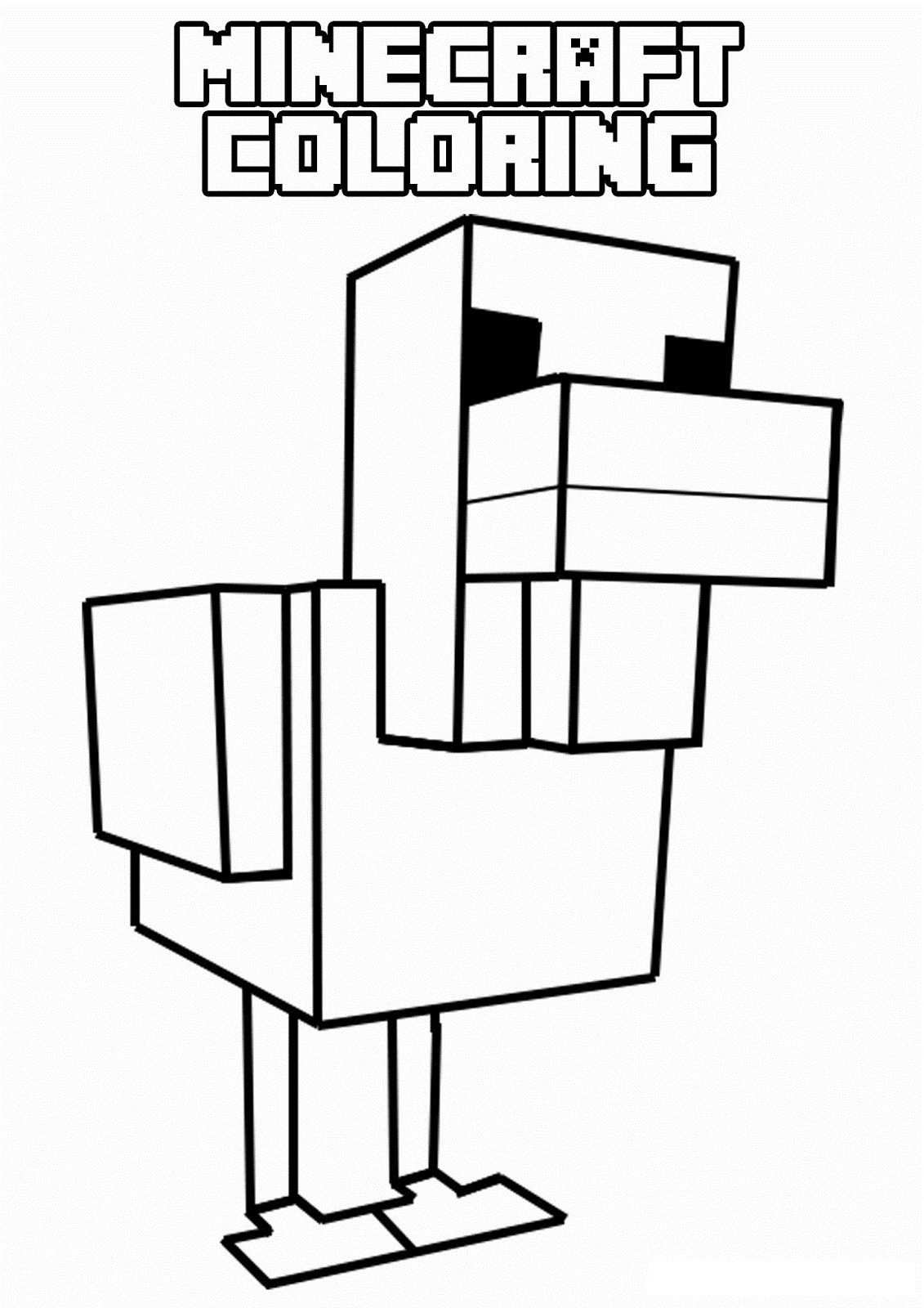 Minecraft Coloring Pages Printable Free Coloring Pages