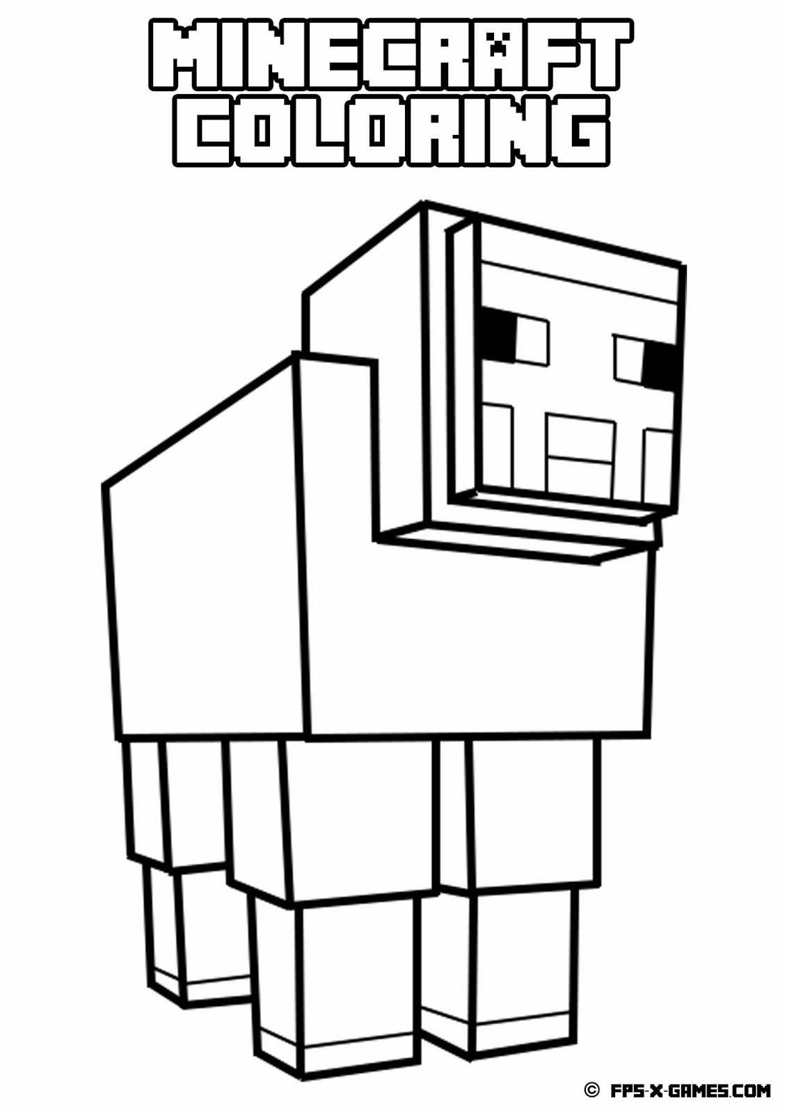 Minecraft Coloring Minecraft Coloring Pages Coloring Pages