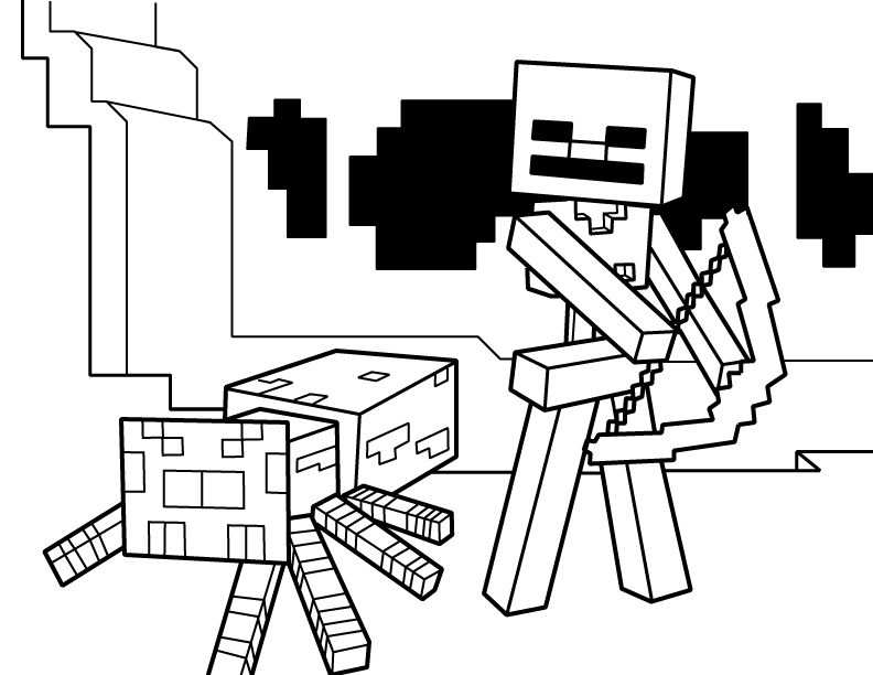 Minecraft Coloring Pages Free Printable Minecraft Pdf Coloring