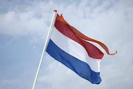 Nederlandse Vlag Met Wimpel Vlag Nederland