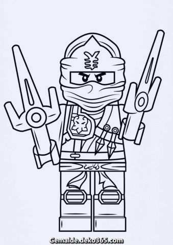 Ninjago Kleurplaten Kleurplaten Ninjago Kleurplaat Ninjago Met