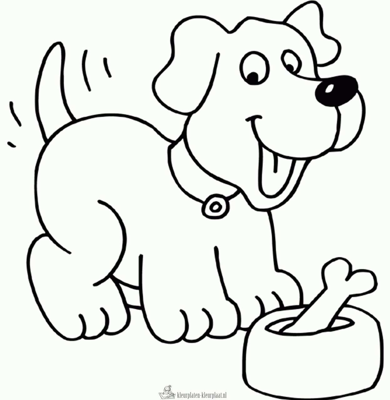 Kleurplaat Hond Kleurplaten Dieren Kleurplaten Disney Kleurplaten