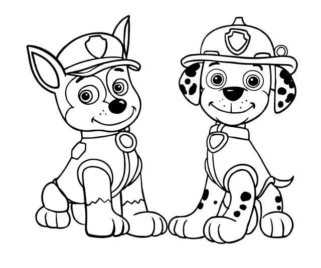 25 Excellent Picture Of Chase Paw Patrol Coloring Page Paw