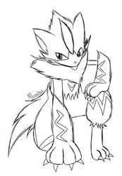 Pin By Bloodborne100 On Zeraora Moon Coloring Pages