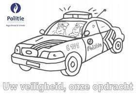 Kleurplaat Politieauto Google Zoeken Kleurplaten
