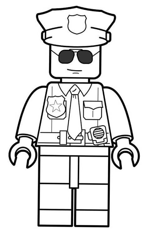 Lego Police Coloring Pages Lego Coloring Pages Lego Coloring