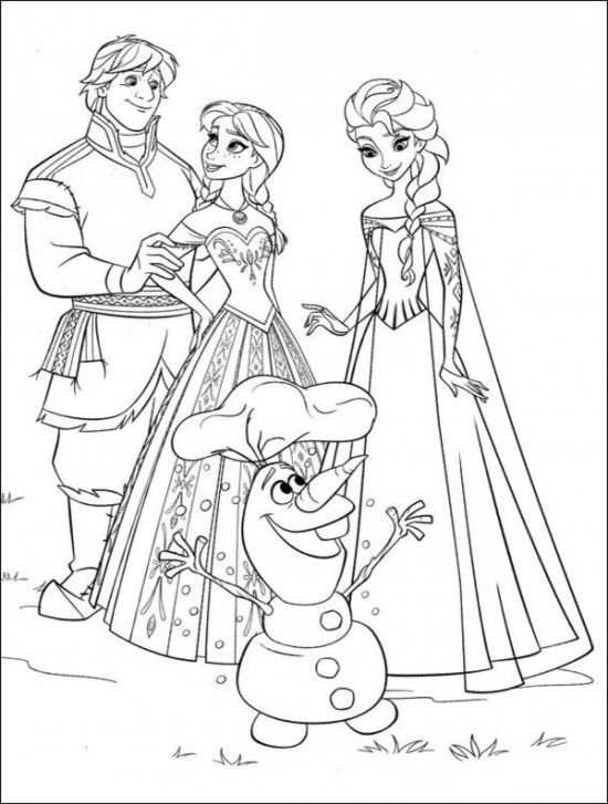 35 Free Disneys Frozen Coloring Pages Printable Kleurplaten