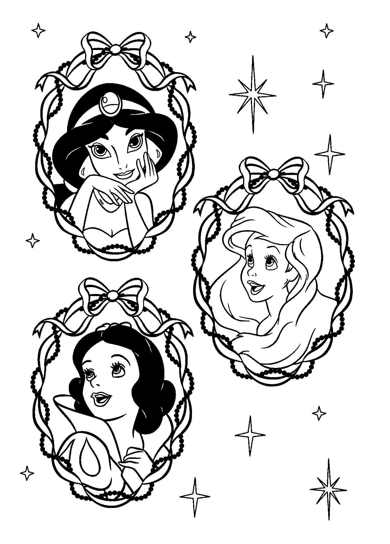 Disney Prinses Belle Kleurplaat Met Afbeeldingen Disney
