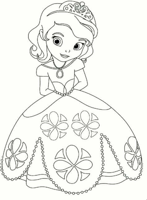 Princess Coloring Page Kleurplaat Prinses Frozen Kleurplaten