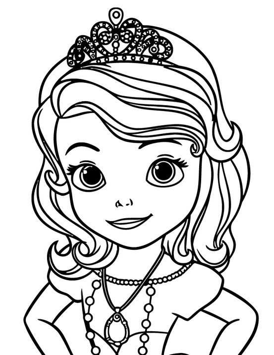 Princess Sofia Disney Kleurplaten Disney Kleurplaten Prinses