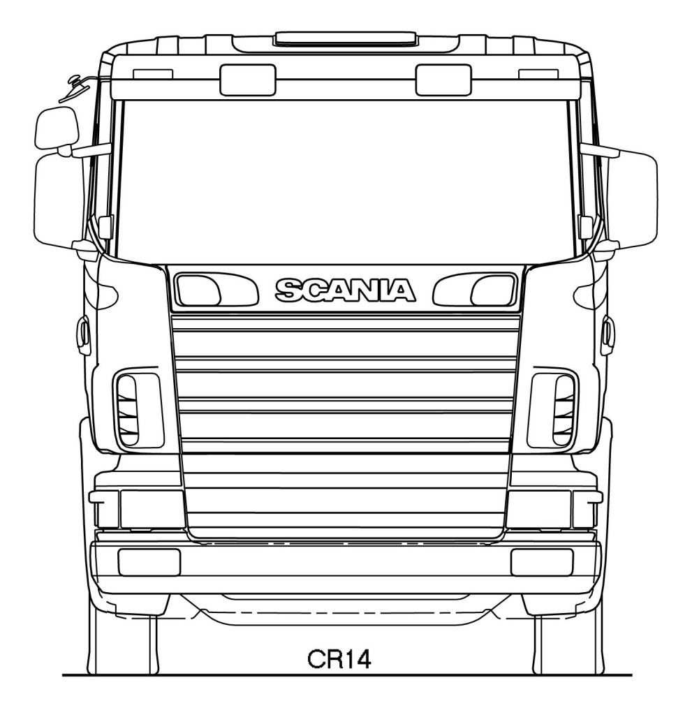 Scania R Series Blueprint Com Imagens Caminhao De Madeira