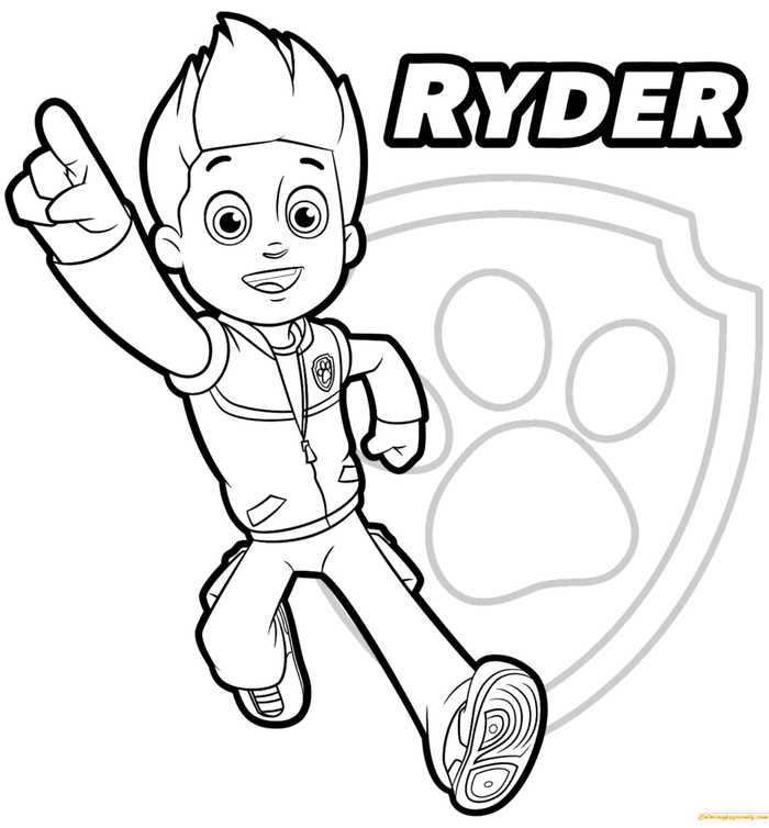 Paw Patrol Coloring Pages To Print With Images Paw Patrol