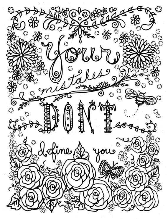 Coloring Inspirational Quotes The Uplifting By Liltcoloringbooks