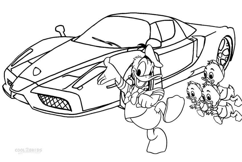 Lamborghini Coloring Pages For Boys Cars