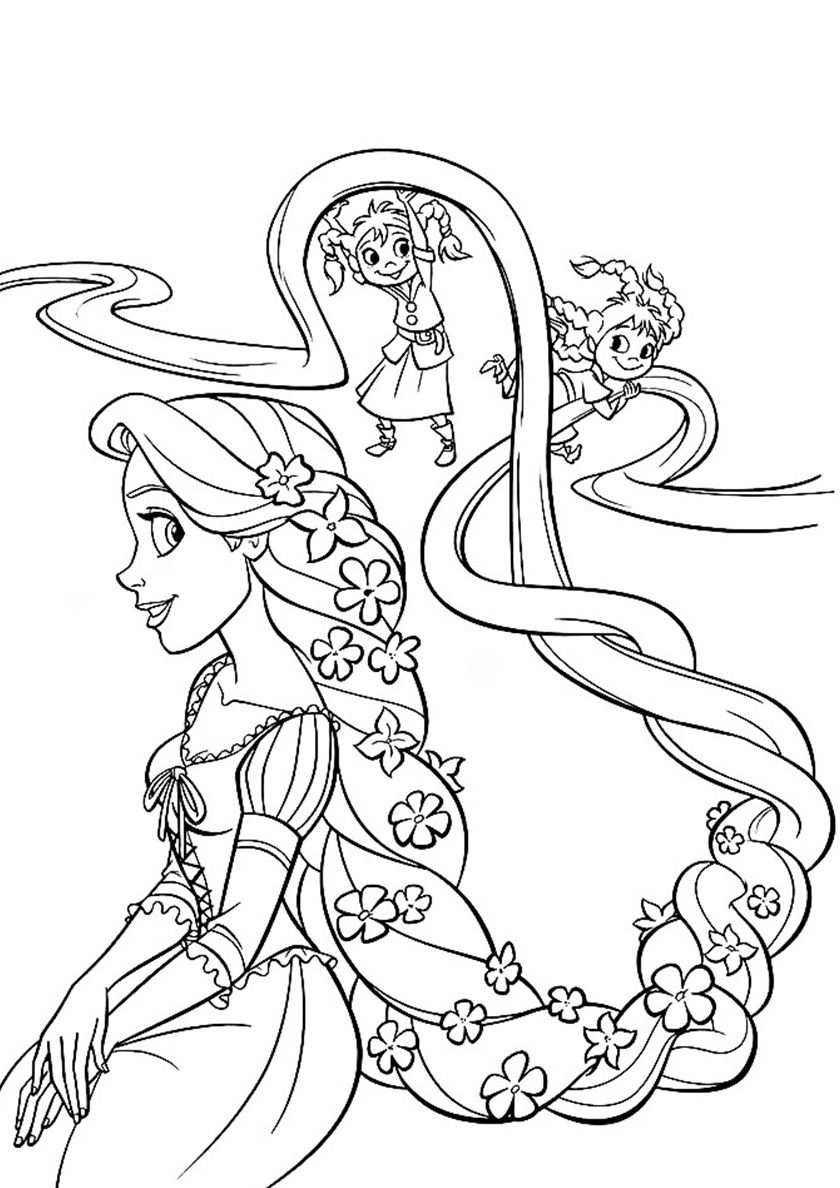 Free Printable Tangled Coloring Pages For Kids Rapunzel Coloring