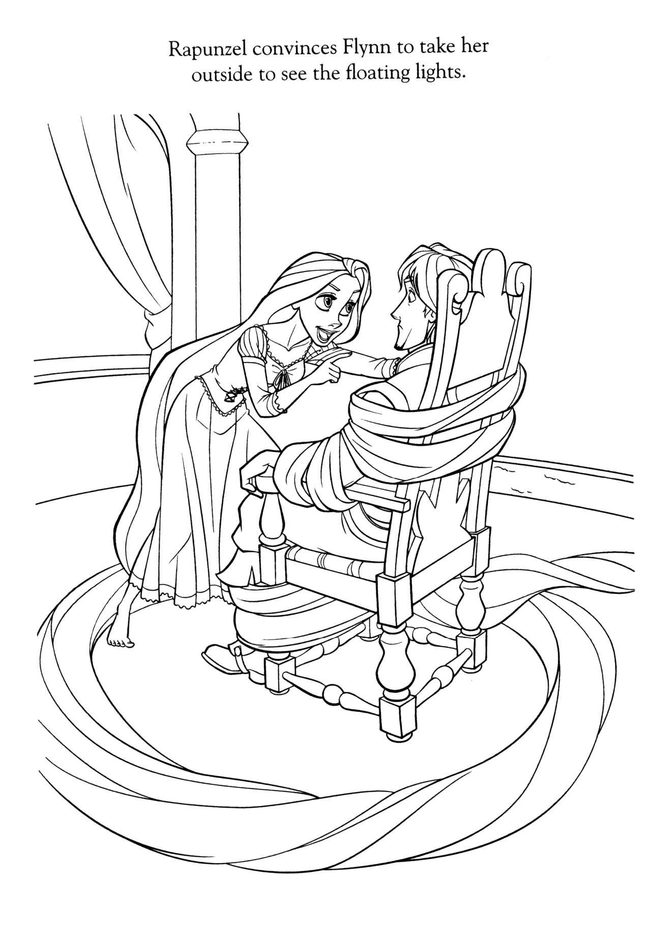 Disney Coloring Pages Disney Coloring Pages Tangled Coloring