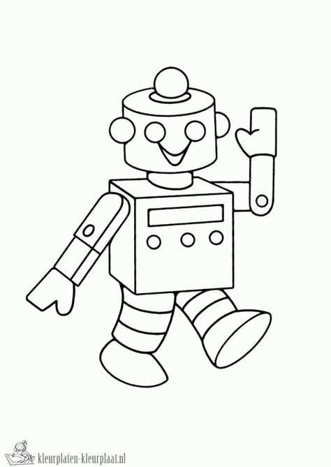 Kleurplaat Team Umizoomi Bot 2 Robot Knutsel Ideeen Kleurplaten