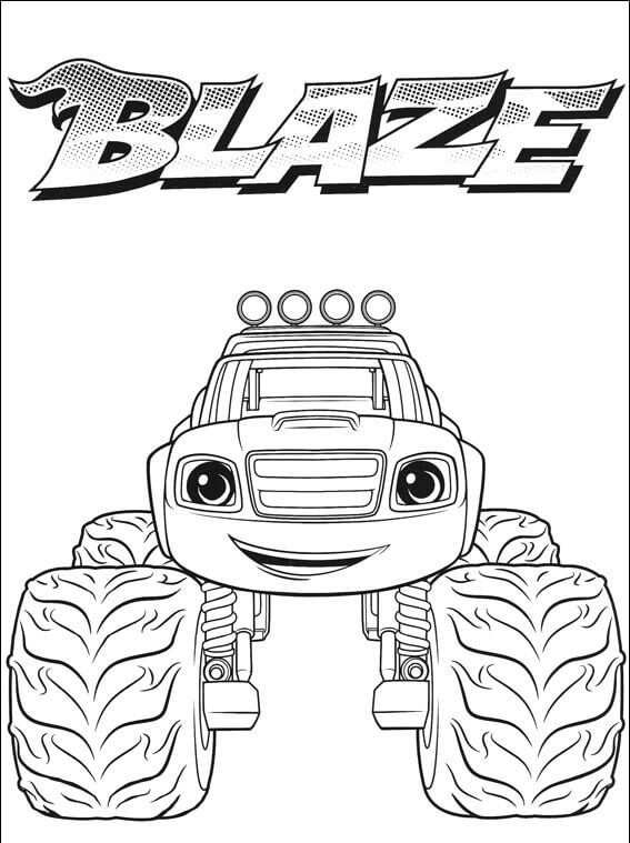 Top 31 Blaze And The Monster Machines Coloring Pages Caricaturas