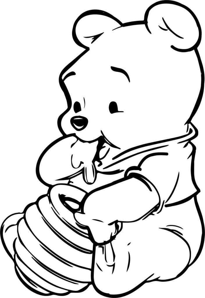 Winnie The Pooh Coloring Pages In 2020 Tekeningen Disney Figuren