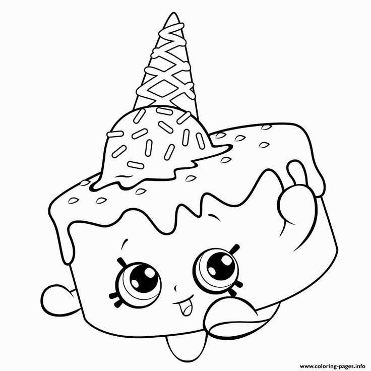 Printable Shopkin Coloring Pages Di 2020 Buku Mewarnai Seni