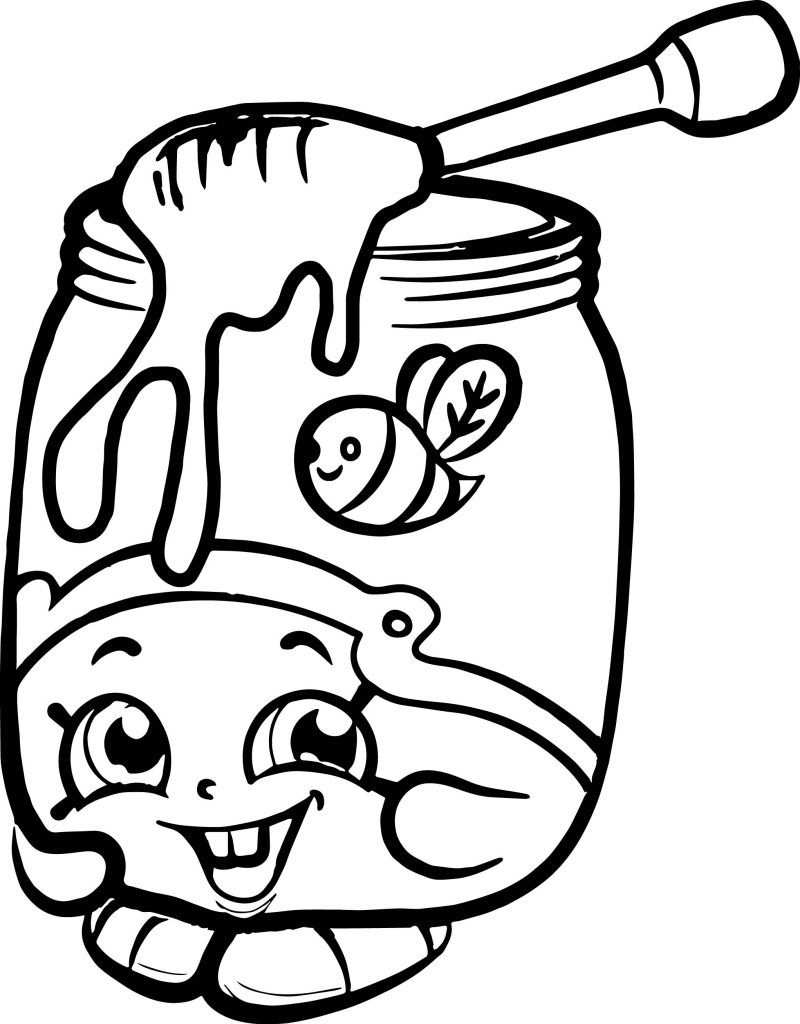 Food Coloring Pages Shopkins Colouring Pages