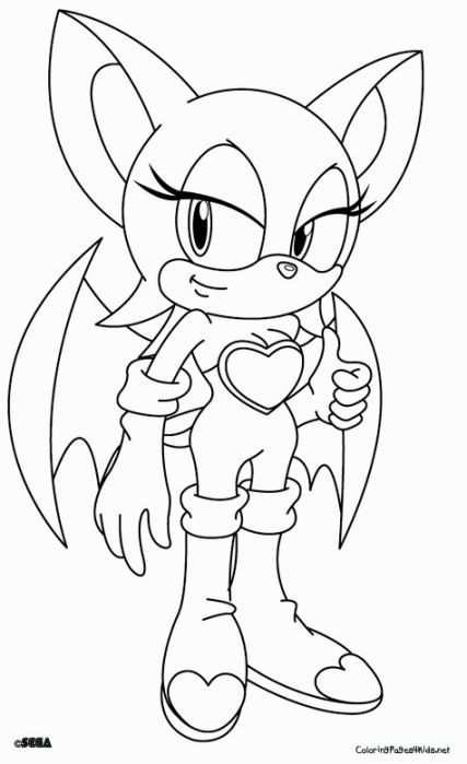 Sonic Characters Coloring Pages Coloring Pages Coloring Books