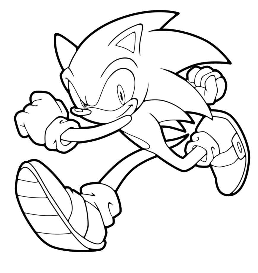 Sonic Coloring Pages Printable Cartoon Coloring Pages Hedgehog