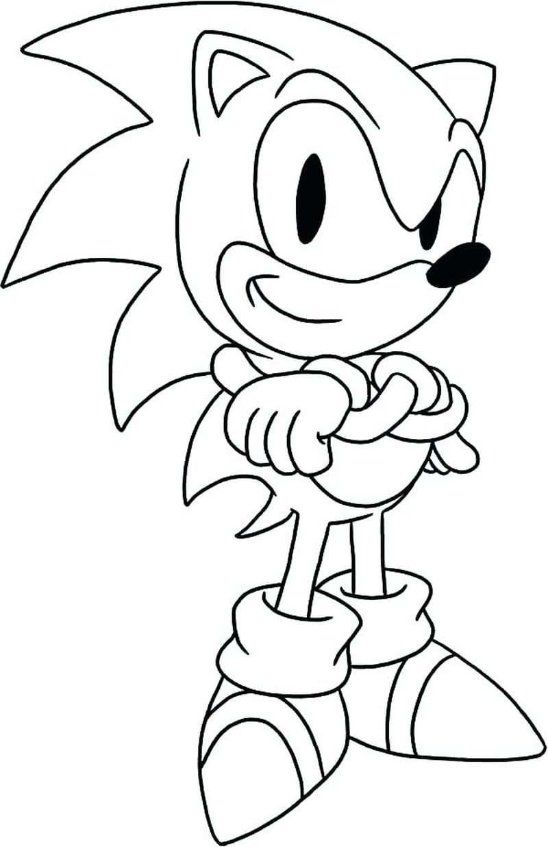 Sonic The Hedgehog Coloring Pages In 2020 Met Afbeeldingen
