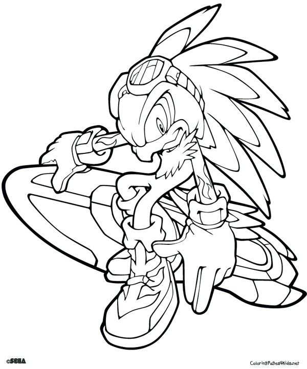Color Page Sonic Friend Coloring Pages Detailed Coloring Pages