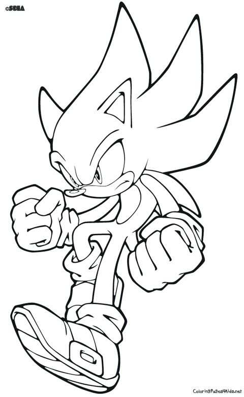 Sonic The Hedgehog Coloring Pages Free To Print Enjoy Coloring