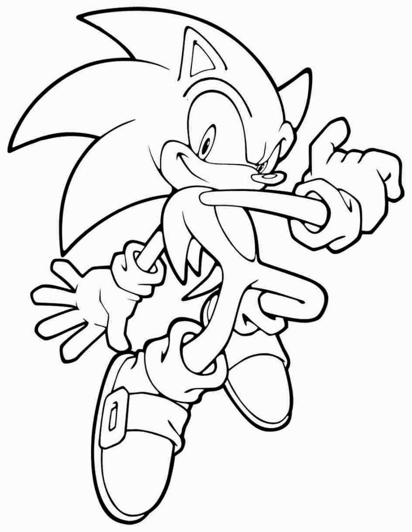 Easy Sonic Coloring Pages Ideas Printable In 2020 Met