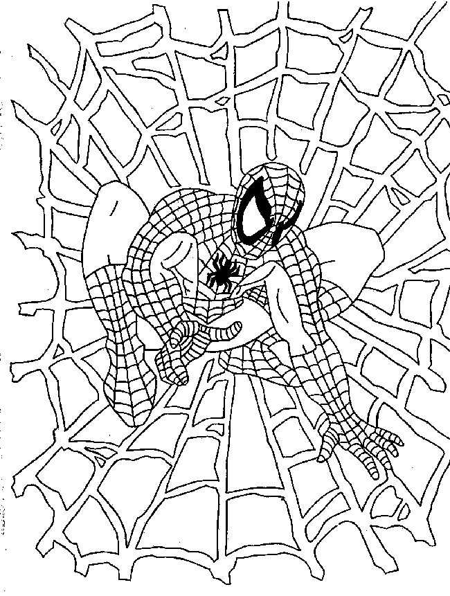 Spider Man Kleurplaat Kleurplaten Gratis Kleurplaten Kerstmis
