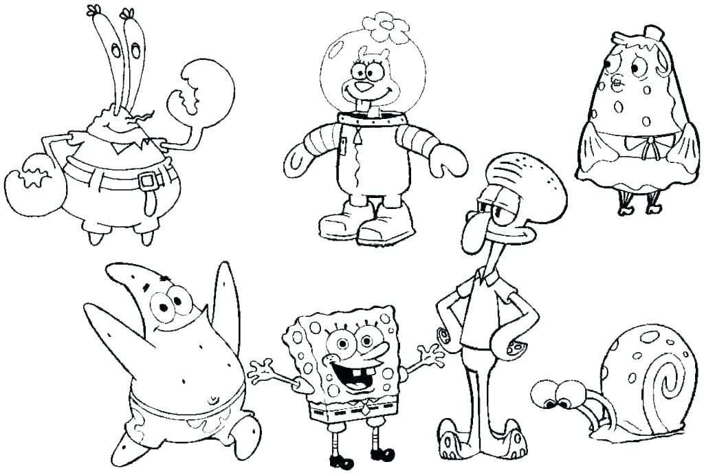Printable Spongebob Coloring Pages Ideas With Images Cartoon